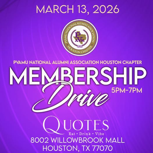 HoustonPVAlumni's tweet photo. @PVAMU @PVAMUAlumni Northwest side Alums, come out and join us. https://t.co/ecppqrqTmH