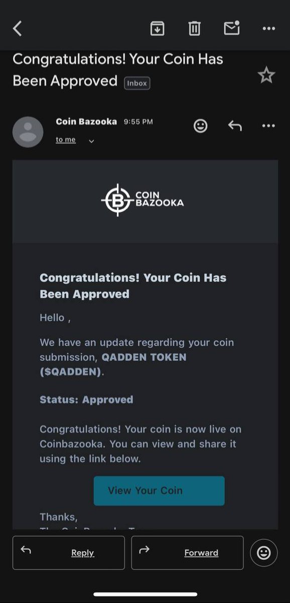 qaddentoken's tweet photo. 🚨 FOMO ALERT 🚨

$QADDEN TOKEN JUST GOT OFFICIALLY APPROVED by Coin Bazooka! 🔥

The screenshot is LIVE - your coin is now listed and ready!

Link: https://t.co/r58u9IL135 

Our team is grinding 24/7 on even bigger listings & approvals… more confirmations dropping VERY soon.
This is only the beginning.

Don’t sleep on $QADDEN. The ones who get in early always win.

Follow for the next updates - you’ve been warned! 👀
#QADDEN #CoinBazooka #NextGem #MEMETOKEN #PUMPFUN #MEMECOIN #SOLANAGEM #QADDENTOKEN