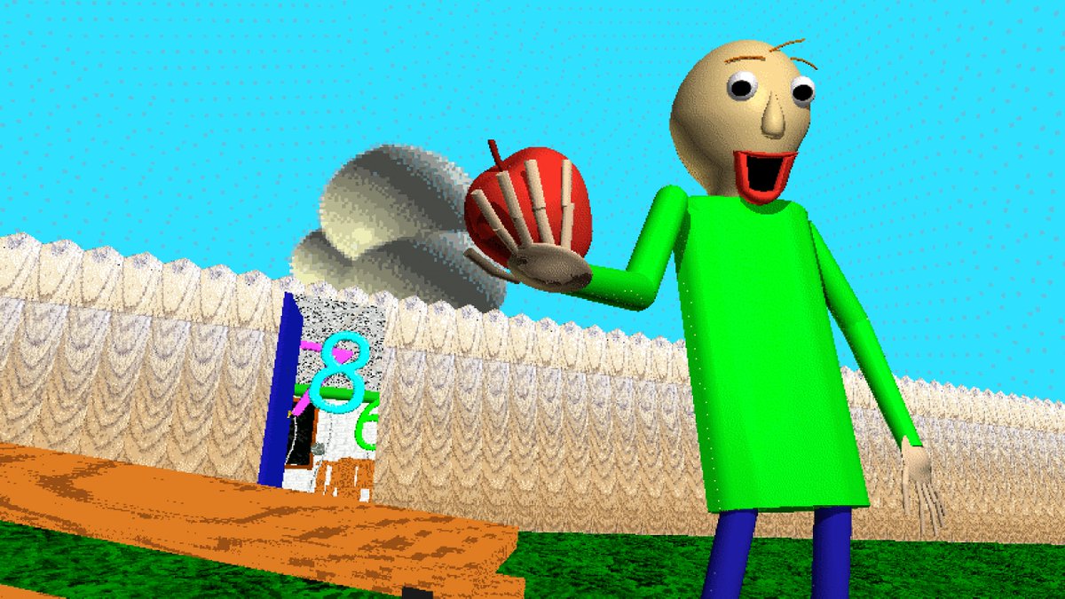 BlakeDude7's tweet photo. I guess bro.
#baldisbasics #baldi #Baldi #bbieal #basicallygames #cinema4d #mystman12 https://t.co/ELavoFJ4Kk