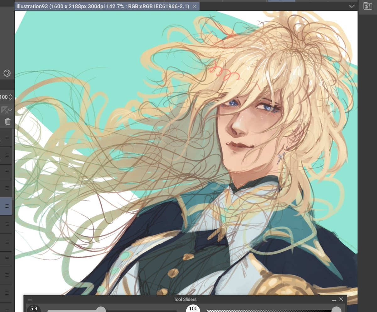 Jean pulling me out of art block