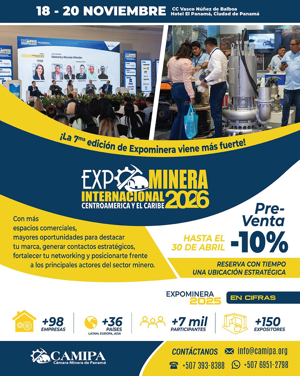 Cámara Minera de Panamá tweet media