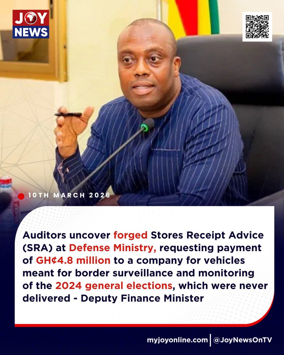 Shejackiesays's tweet photo. A major audit tabled in Parliament today raises serious questions about how public money has been managed.
The Ghana Audit Service, working with EY and PwC, examined GH¢68.7 billion in government arrears and claims.

What they found:

• GH¢8.1 billion in claims rejected due to fake documentation, duplication and payments for work not done.
• A GH¢89.4 million liability linked to the One District One Factory programme that banks say never existed.
• Payments reportedly made to a bank account that does not exist.
• Thousands of tonnes of rice and maize paid for but not fully delivered.

The Finance Ministry says without this audit, billions of cedis could have been wrongly paid out.

The report has now been referred to the Office of the Attorney-General of Ghana for investigation.

For many Ghanaians, this raises the bigger question:
How much public money could have been lost without this audit?