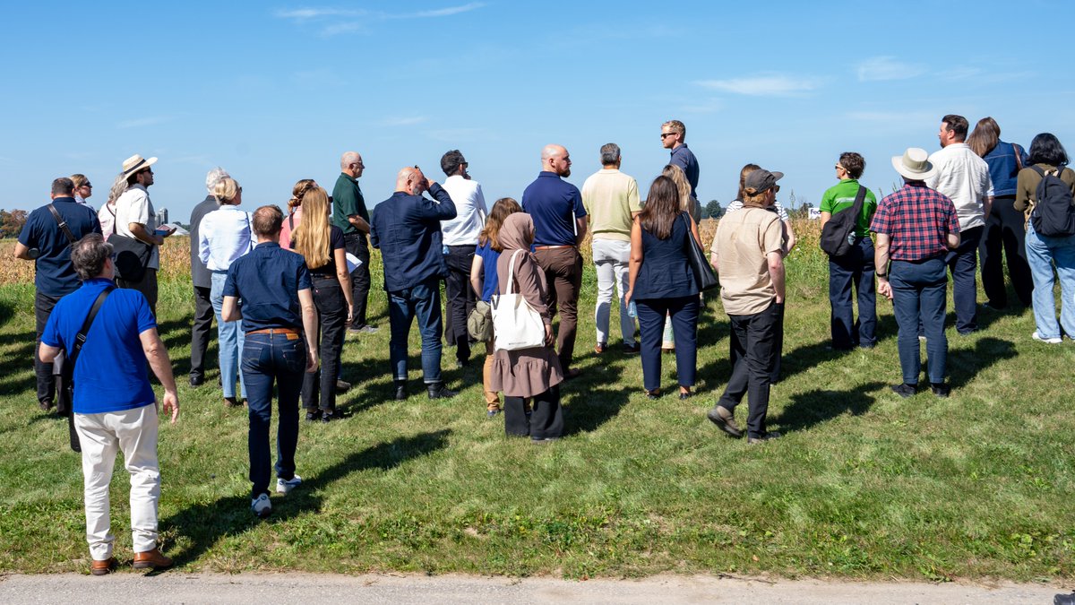 OAFDCNorthPerth's tweet photo. Thanks to the generous support of the Ag Adaptation Council and the Gay Lea Foundation, the OAFDC was able to issue a RFP for Architectural Concept Drawings to help advance our project. As part of the process, last fall we hosted a guided bus tour, "Ag 101" overview &amp; lunch! https://t.co/XpVmKedV9J
