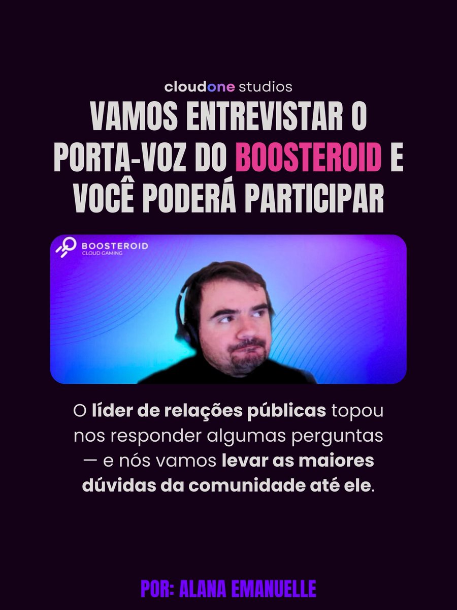 cloudplusbr's tweet photo. Esta semana, vamos entrevistar uma das pessoas mais importantes por trás do BOOSTEROID — e você poderá participar!

Para enviar suas perguntas, acesse o link e comente na publicação 👇🏻
https://t.co/8ik6JKwcuu

#boosteroid #cloudgaming https://t.co/EFjDu6N5EG