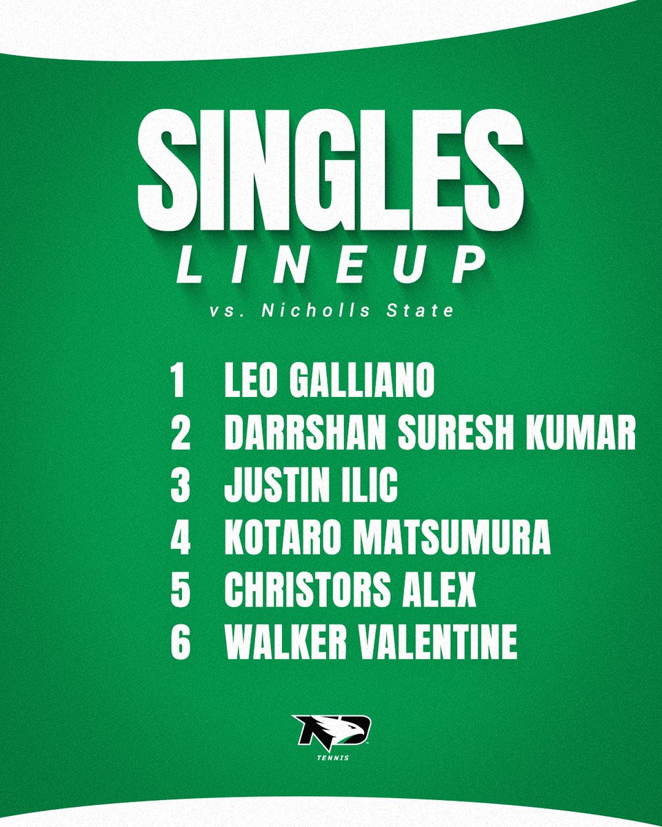 Just getting started‼️ 
vs. Nicholls State 

#UNDproud | #LGH