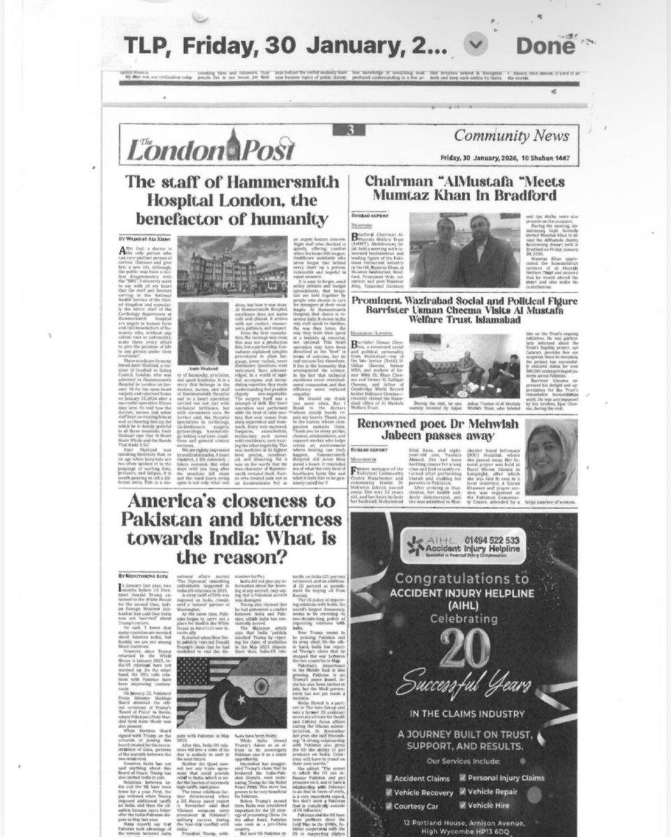 London Post tweet media