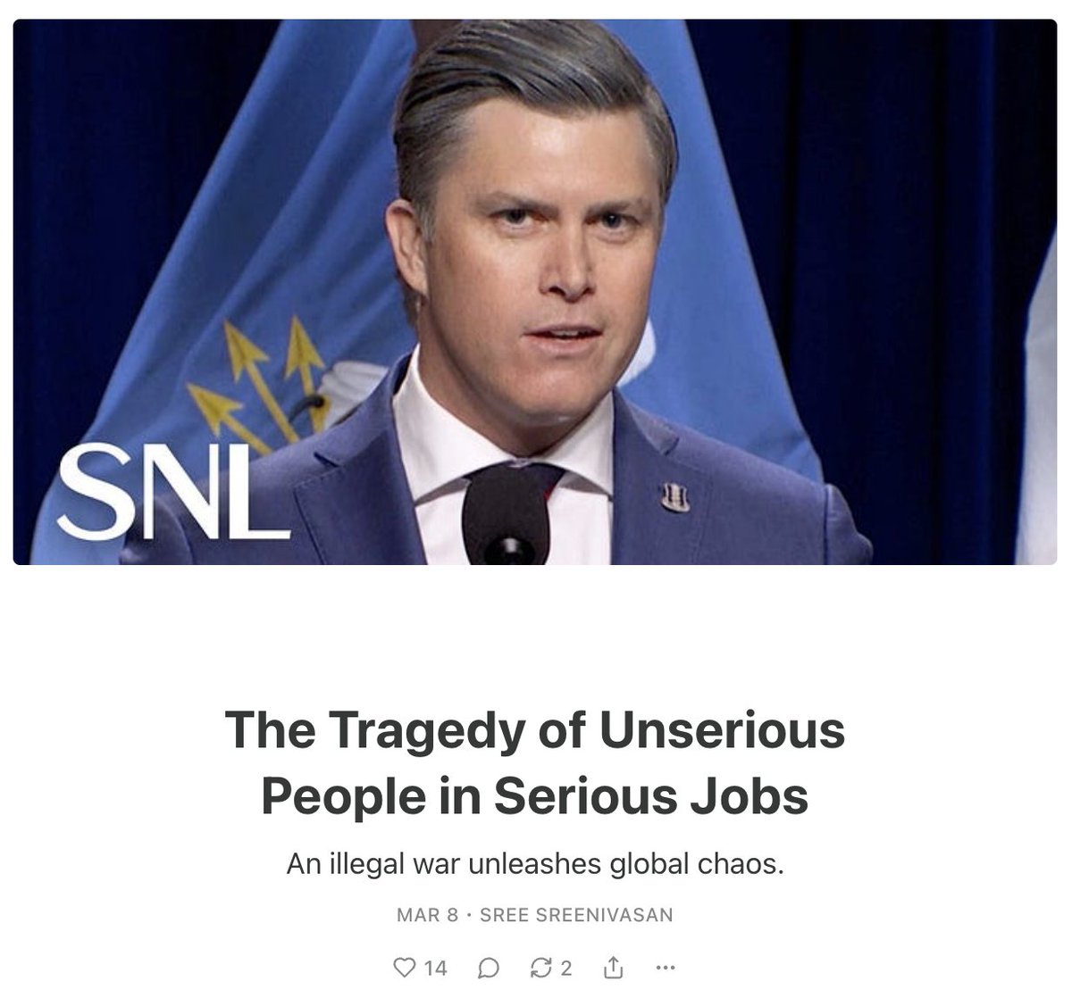 Sree Sreenivasan (sreenet.substack.com) tweet media