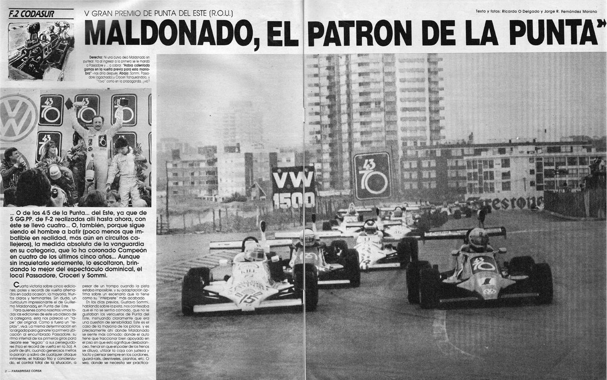 PatoG82's tweet photo. Nota de revista Corsa 🔗 https://t.co/JQ6CEcu7r4
#F2Codasur #PuntaDelEste #PedroPassadore #YoyoMaldonado #FernandoCroceri #RevistaCorsa #JoseOlmo https://t.co/SDJdjm83kc