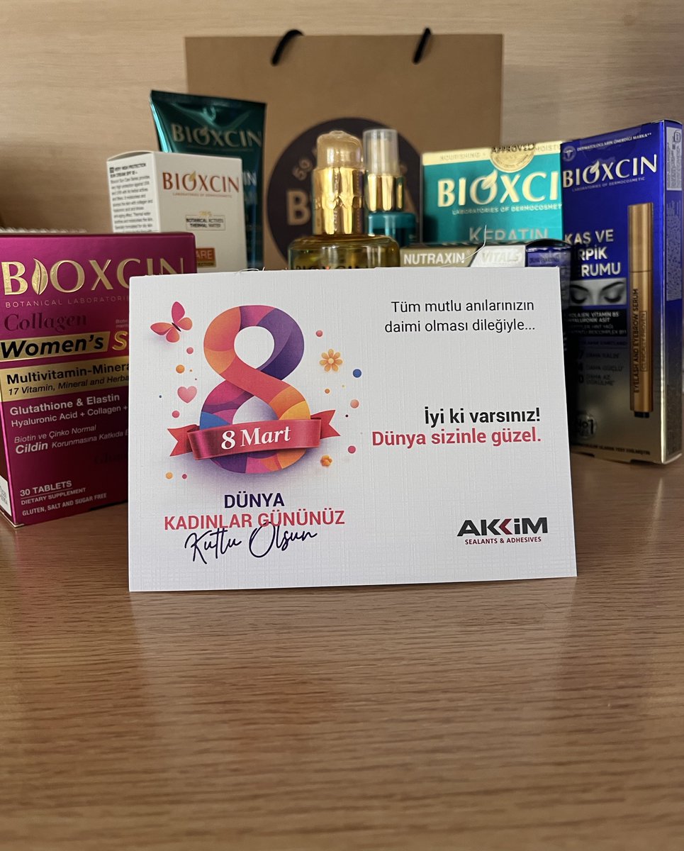 #ÇalışanınaDeğerVerenFirmalar’da bugün:

Akkim Sealants &amp; Adhesives <a href="/AkkimSealants/">Akkim Sealants</a>

Yapı kimyasalları ve yapıştırıcı sektörünün küresel oyuncularından Akkim Sealants &amp; Adhesives, 8 Mart Dünya Kadınlar Günü vesilesiyle kadın mesai arkadaşlarını hem sağlıklı hem de çok kapsamlı bir