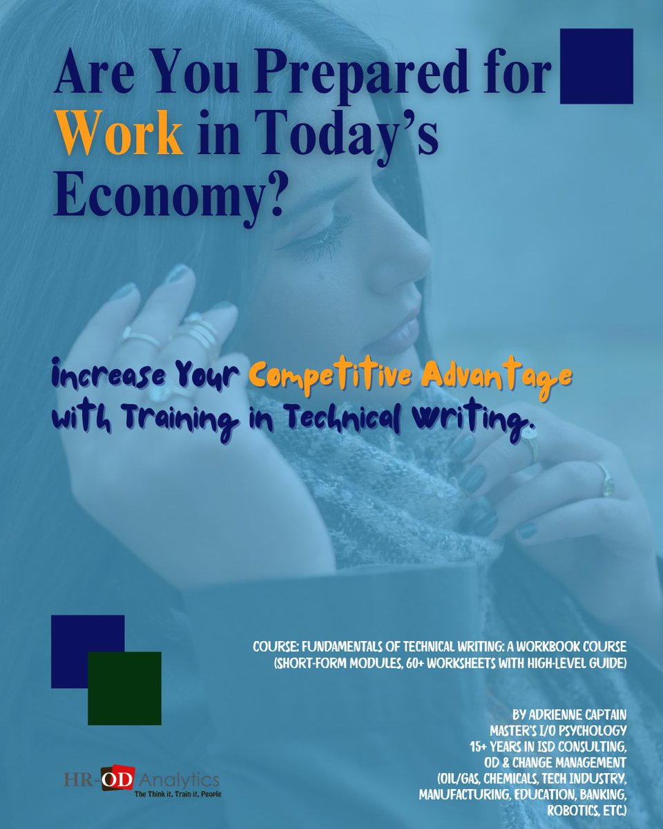 AdrienneCaptain's tweet photo. Employee Development, Product Design, Consistent Operations, etc. are just some reasons why organizations need #technicalwriters. Learn this skill here:  https://t.co/im21eChv3L

#Success #TechnicalInterview #TechReview #SocialMedia #Technology #CollegeLife #Evaluation #HR #DITA https://t.co/ZvIJvIxjKK