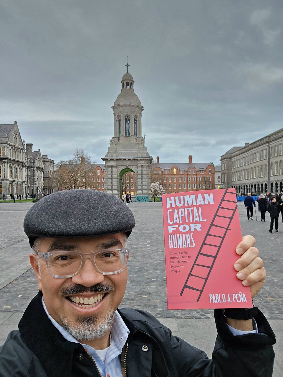 What a wonderful conversation with students at <a href="/tcddublin/">Trinity College Dublin</a>! Before presenting 𝐇𝐮𝐦𝐚𝐧 𝐂𝐚𝐩𝐢𝐭𝐚𝐥 𝐟𝐨𝐫 𝐇𝐮𝐦𝐚𝐧𝐬, I saw the Book of Kells and the Long Room. They are a must-see when visiting Dublin. 🤓👍
<a href="/UChicago/">The University of Chicago</a> <a href="/UChicagoPress/">UChicagoPress</a> <a href="/UChi_Economics/">UChicago Economics</a> #humancapitalforhumans