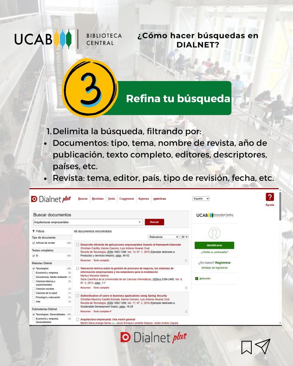 BibliotecaUCAB's tweet photo. En la #BibliotecaUCAB estamos comprometidos con ofrecerte las mejores herramientas para la investigación académica.
📝 Accede a #DOAJ 💻Aprovecha las bases de datos disponibles en nuestra web 📎 https://t.co/Ssc405Ntkh https://t.co/L1vD3WpxZU