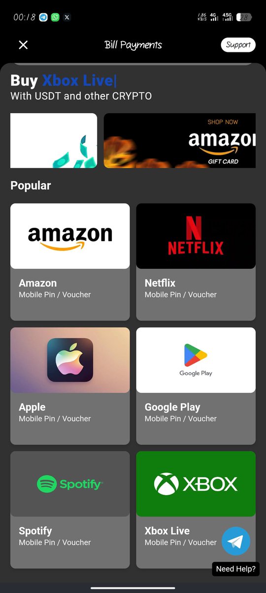theb8t's tweet photo. @BitGifty 🎁 Gift Cards

🎉 Turn your crypto into instant real-world value!
Buy gift cards for your favorite stores, or sell unused ones directly on the platform.
BitGifty bridges digital assets with flexible spending, so your crypto works for you. https://t.co/U4IThq7ctq