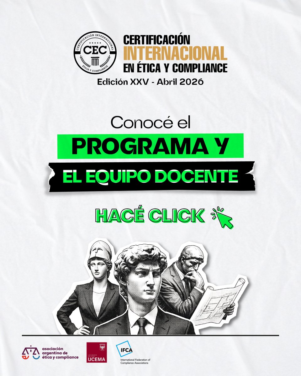 Asoc. Arg. de Ética y Compliance (AAEC) tweet media