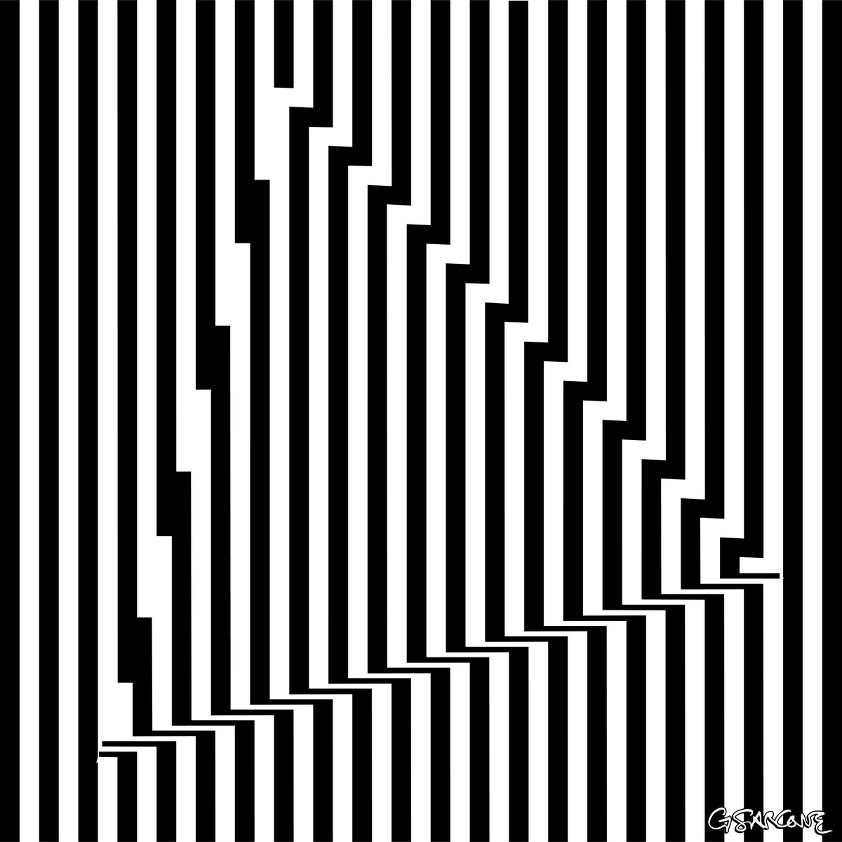 gsarcone's tweet image. Bright Triangle

A triangle that flickers without moving—each edge pulses at a different frequency, triggering your brain’s way of reading angles and direction.
Perception meets Op Art. Now available as a fine art print.
👉 gianni-sarcone.pixels.com/featured/brigh…

#opart #opticalillusion