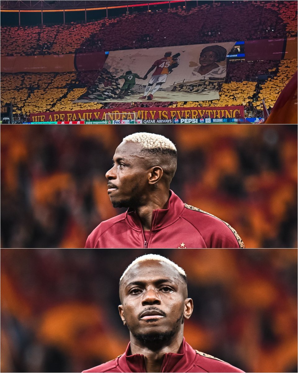 Ağlama bebek, ağlama sen de
Umut sende, yarın sende! 
#Osimhen 🫂