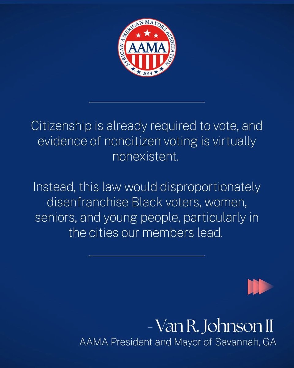 African American Mayors Association tweet media