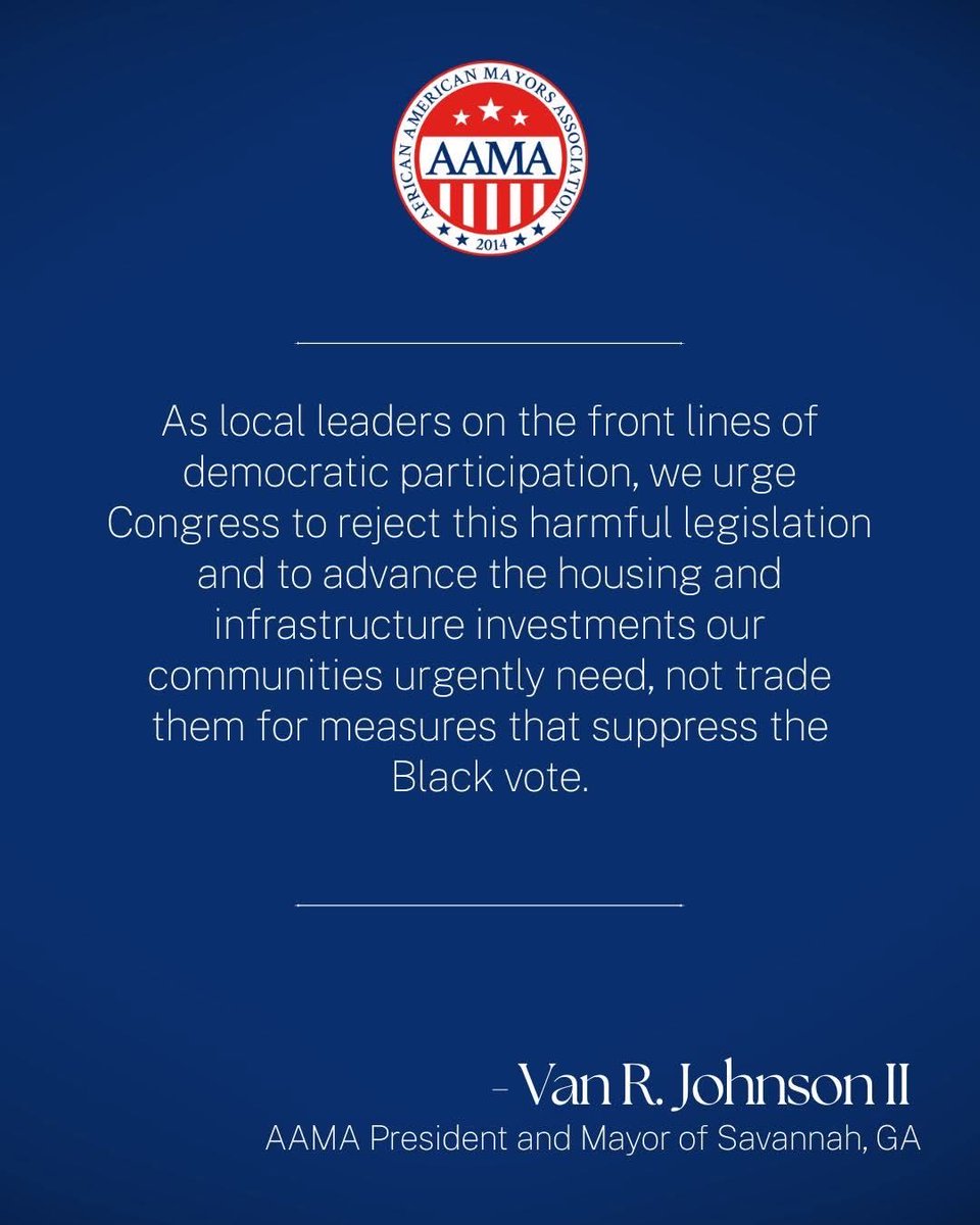 African American Mayors Association tweet media