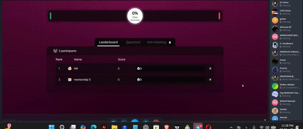 somalisfc's tweet image. Caawa waxaa si rasmi ah u soo xirmay tartankii weynaa.

🥇 Guusha waxaa qaaday Mentor 9.

Hambalyo dhammaan ka soo qaybgalayaasha iyo mentorships dhaman.
Tartan adag oo qurux badan ayuu ahaa. 🔥
#Mentor9 #SFC