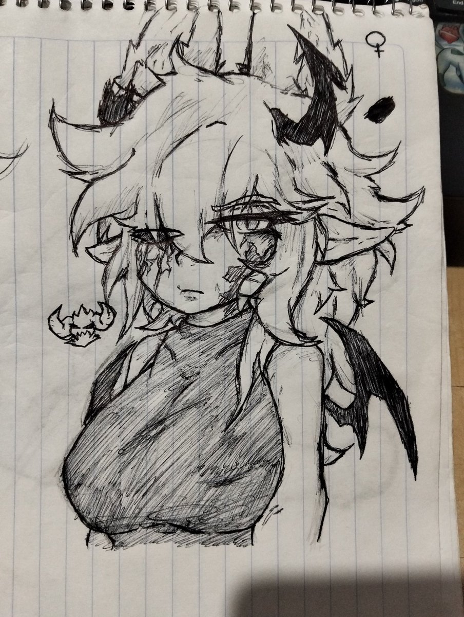 Dibujo de un oc de mi hermana