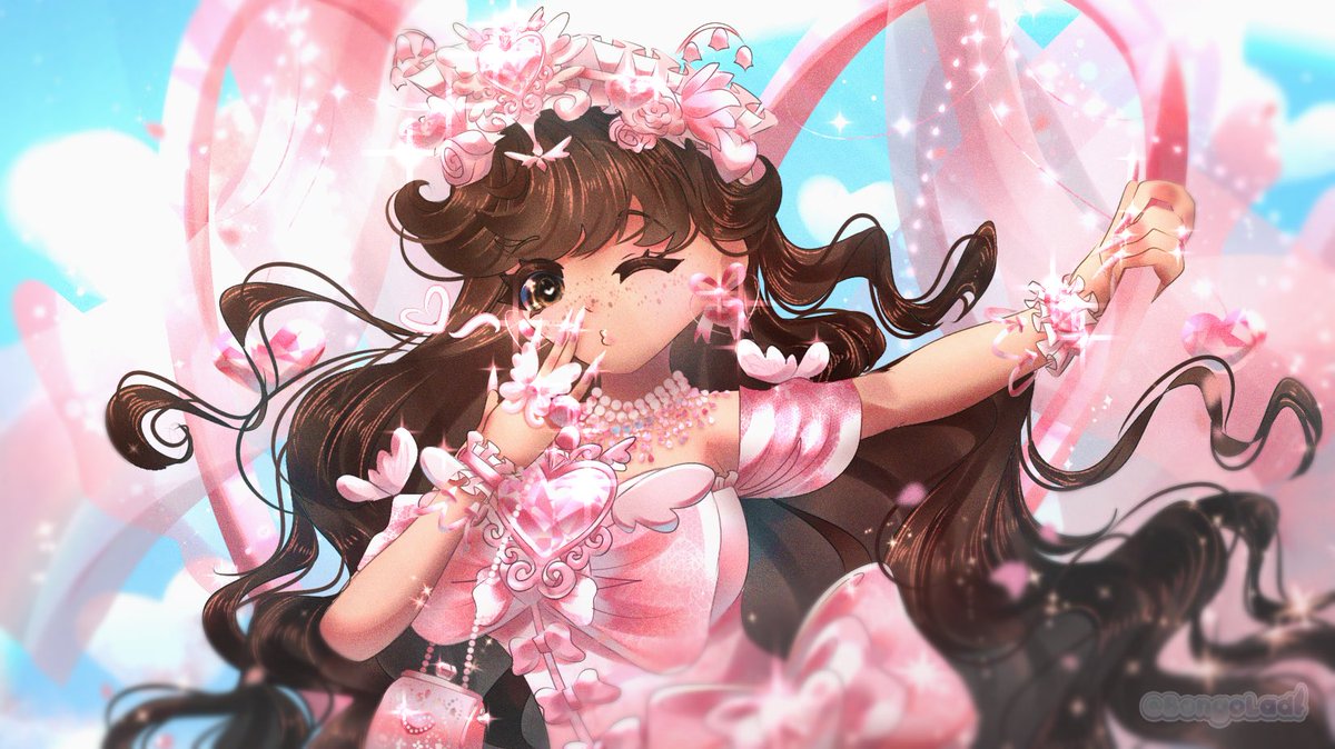 C🩷mmissi🩷n for <a href="/JustPinkBarbieX/">♡🎀🌸Barb🌸🎀♡ | For Good 🩷✨💚</a>!
💞🪽👛

the art i worked on stream the other day!! was a really trust the process type art but im happy it turned out super pretty in the end :3

#royalehigh #royalehighart