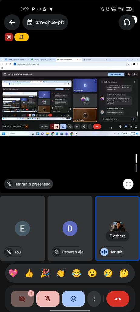 ElegbeleyeOlu16's tweet photo. Day 2 of leveling up my tech skills! 🎯 Currently diving into AI and video editing. Wish me luck (and patience 🤪)
@silverpenydr
@boye4christ2006
@SgtShow01
@rirahcreates
@Techaccessfound
@seanpepisky
#10kLaptopsproject
#techaccessfoundation
#arewacommunity. https://t.co/iUGaxvwDJ6