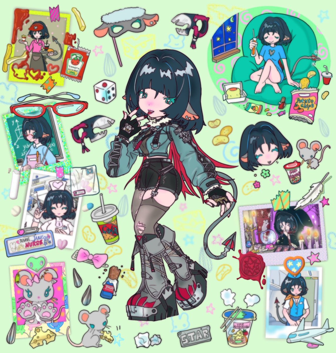 thank god for jane being released in the greatest art era of zzz bcs id be absolutely devastated if we didn’t get this plastic wrapped journal 🥹🥹