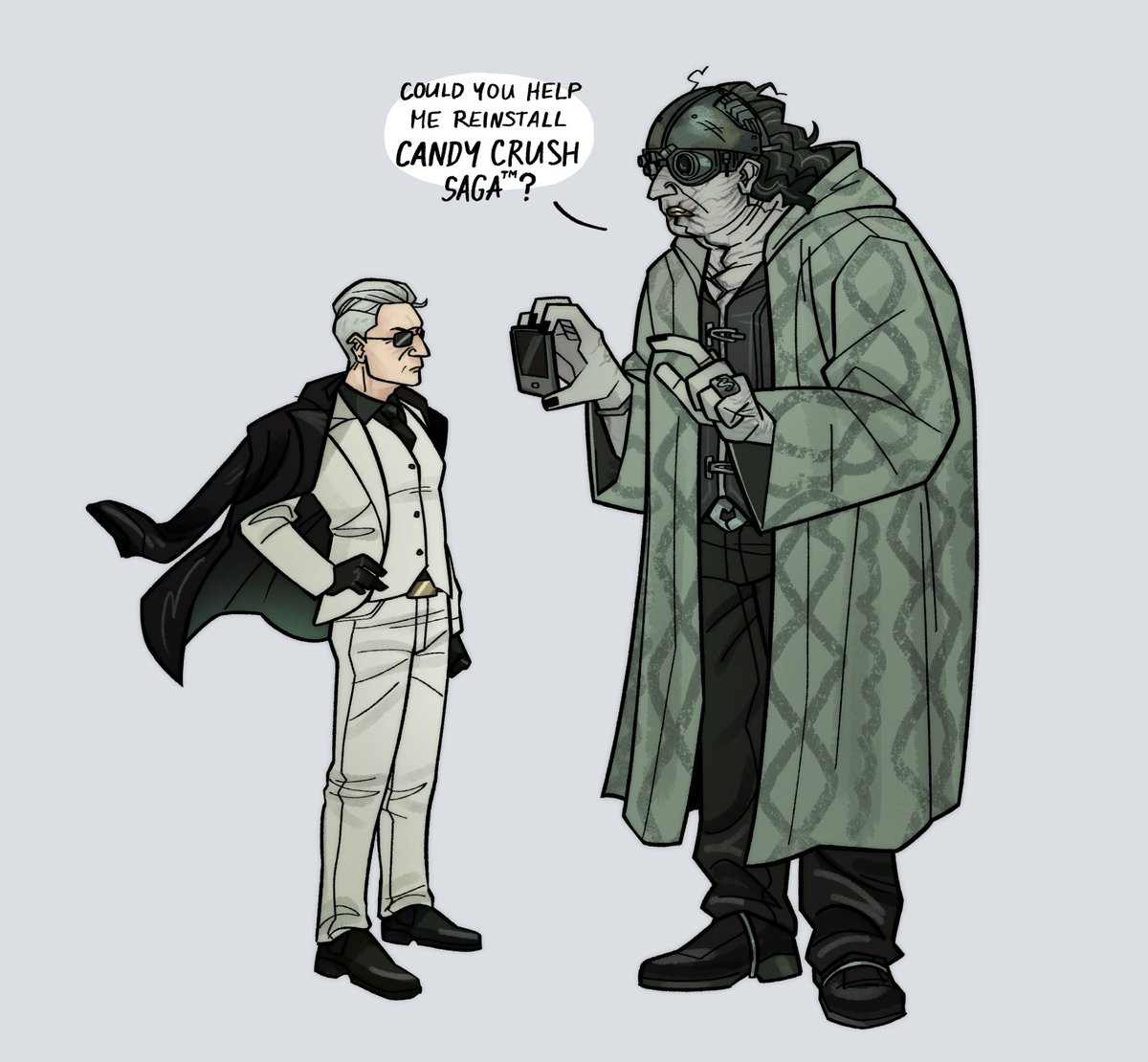 schlafzone's tweet photo. ok grandpa hand me the phone #RE9 https://t.co/T4o4rDNhxY