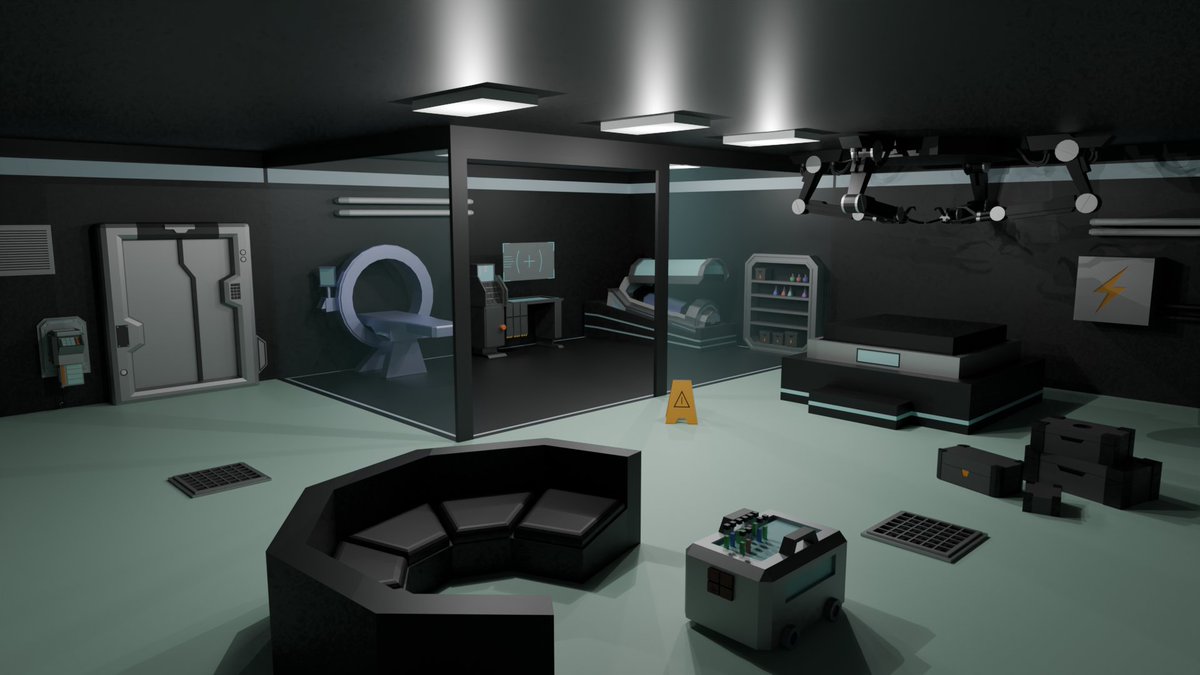 Aletheia3D's tweet photo. New Sci-Fi Low Poly Environment Pack I'm working on for the Unity Asset Store 🚀
Modular pieces designed for building futuristic scenes quickly.
#gamedev #unity3d #indiedev #lowpoly #unityassets
#blender https://t.co/VNeI2bagVx