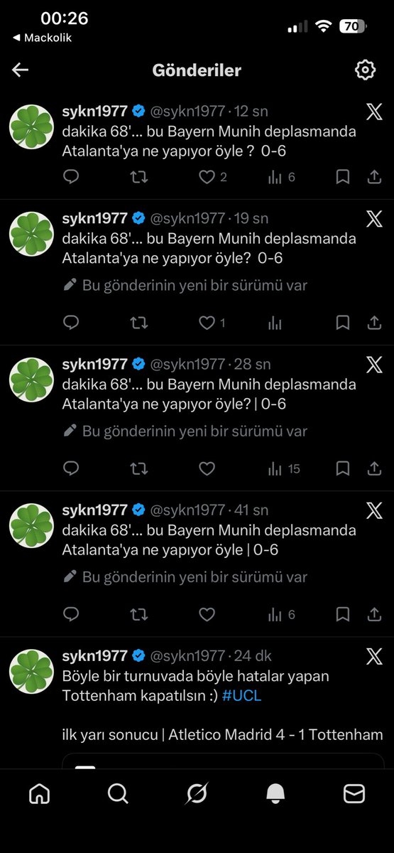 oussy35's tweet photo. @sykn1977 Başkan kaç kere gönderdin 😂 https://t.co/iQtNlRfDVo