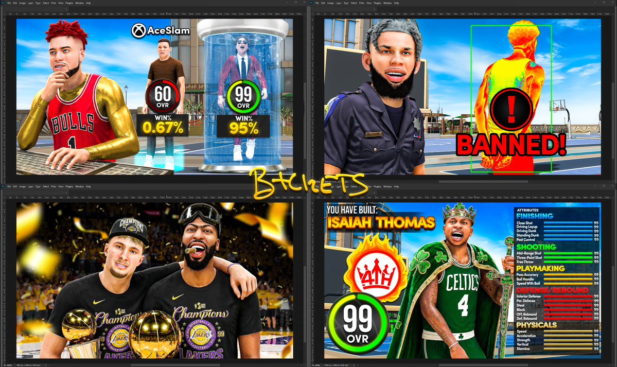 Recent 2K thumbnails

Price: Thumbnail - $40💸   

DM to shop or if you got any questions!