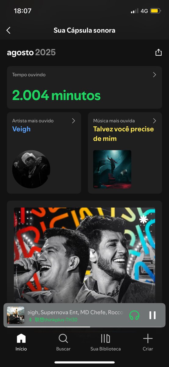 Leiticiafp's tweet photo. Seria clickbait dizer que eu não tô vivendo vida chique escutando Veigh todo dia, vários meses seguidooooos com Veigh no topo
E aí nem tá nem a metade kkkkkkkkk
Hiperfoco no Veigh

#meskla26 https://t.co/Z9SUrNbgZs