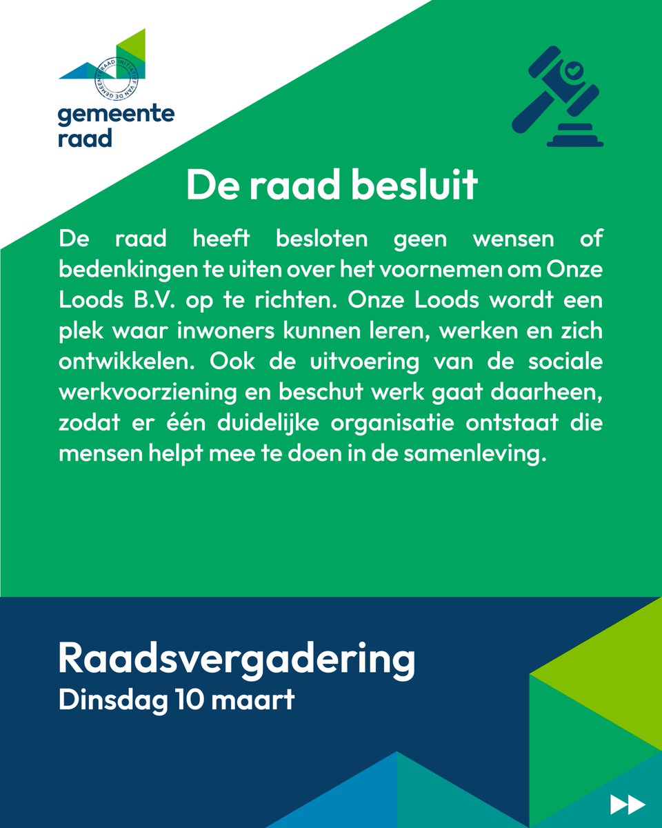 Gemeenteraad Horst aan de Maas tweet media