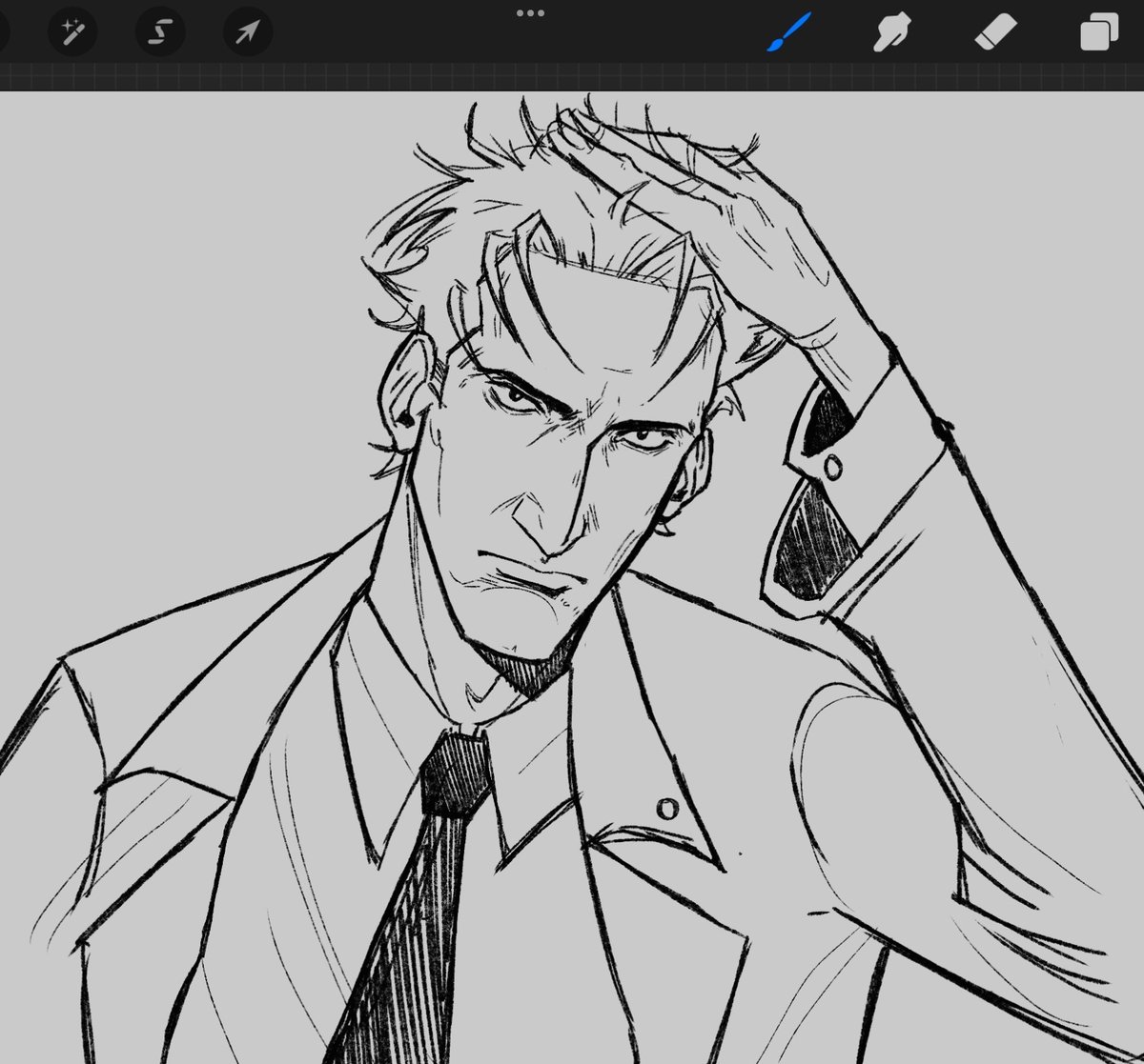 Catabstrophe's tweet photo. Higuruma WIP || #Higuruma #jjk #JujutsuKaisen #fanart #anime #mappa #art #jujutsukaisenanime https://t.co/n2PZ6Fm7xZ