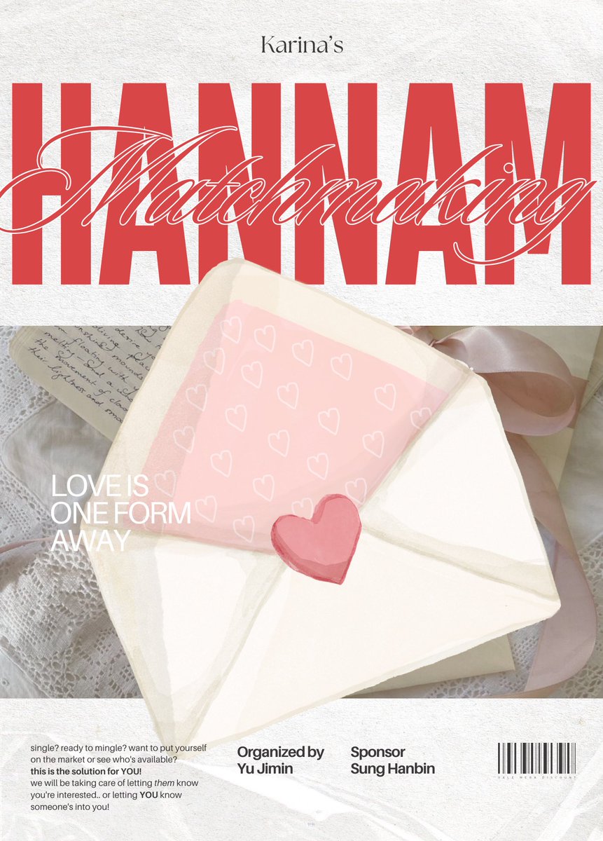 notkjimin's tweet photo. opening the official HANNAM MATCHMAKING SERVICE! 

find your soulmate today !

💌 https://t.co/nccsKSQIDS https://t.co/gUnPSyoslv