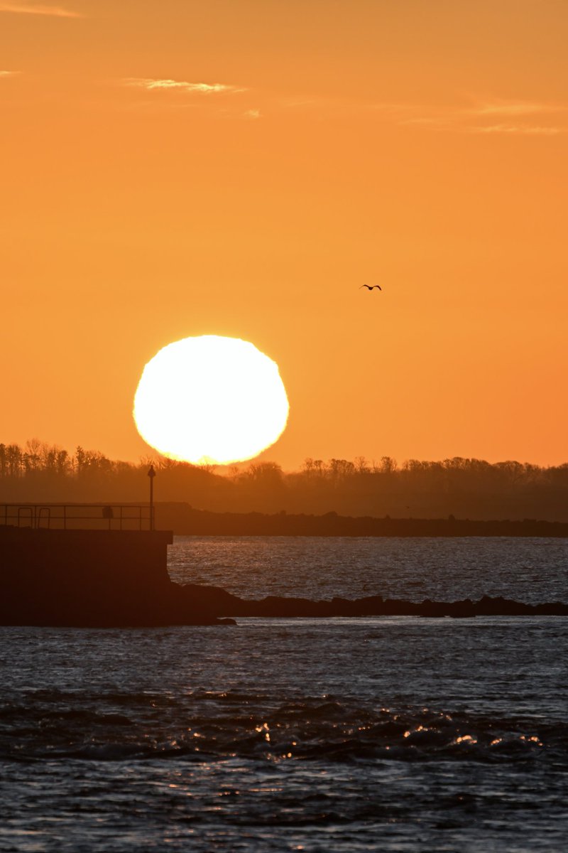 Sunrise over Galway (view from the Claddagh)