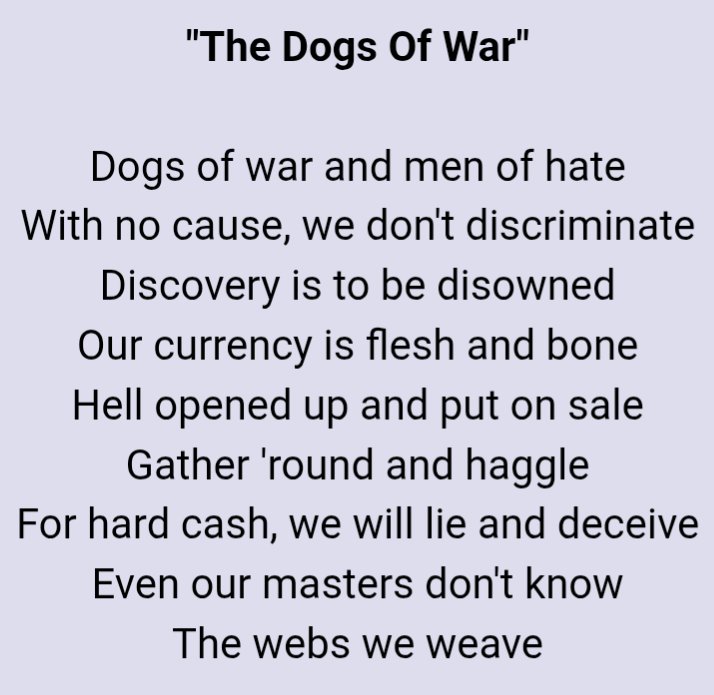 Pink Floyd, released on September 8, 1987. The song is a critique of the politicians and businessmen who orchestrate and profit from war, depicting them as ruthless figures driven by greed and a desire for power. And, distraction. #IranWar‌