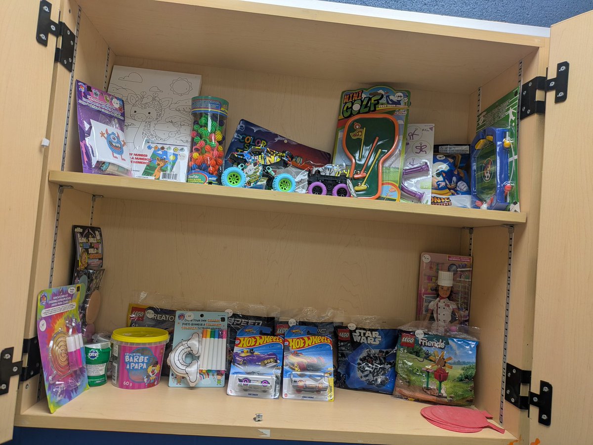 Wolf_Pack815's tweet photo. The shelves are stocked with new items and huge discounts! Parents/guardians, please encourage your child to purchase these items immediately! Ms. Nasreen needs these shelves to hide her snacks! 🙏 https://t.co/i8NyCSjTwV