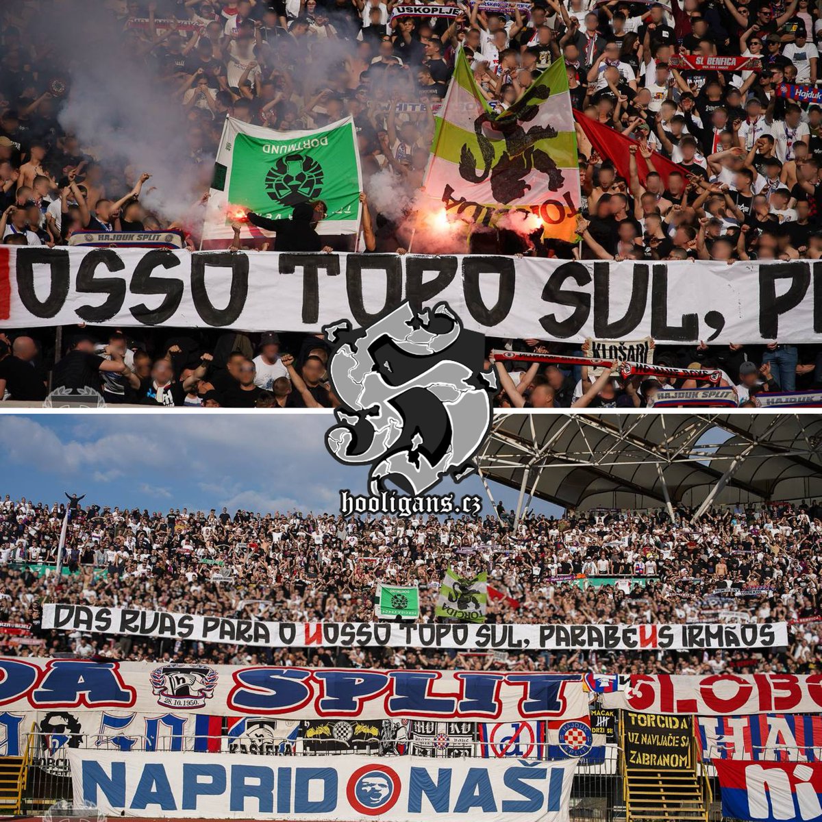 08.03.2026, Torcida Split🇭🇷 with Sporting🇵🇹 flag, click here for more: hooligans.cz/2026/03/08/hnk…

All in one place. Tap to download.
🔗 hooligans.cz/app