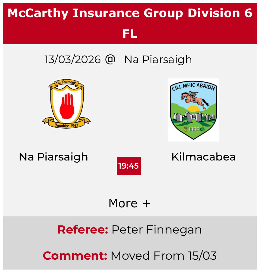 Kilmacabea GAA/LGFA tweet media