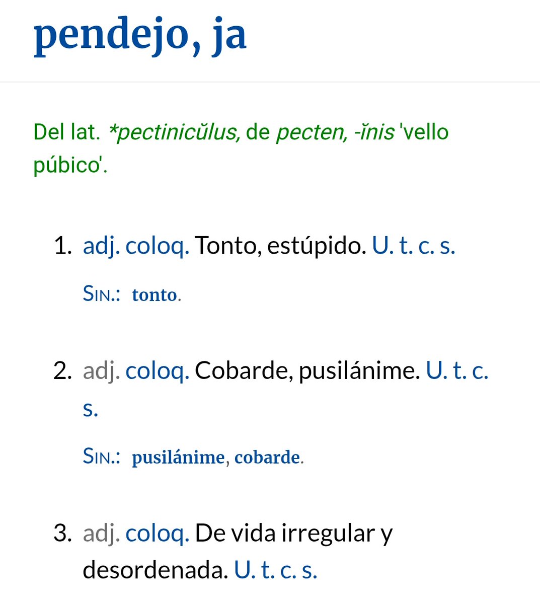 <a href="/DiegoFC/">Diego Fernández de Cevallos</a> <a href="/fabiolaviera9/">Famadri Avendaño</a> Bajo esa lógica, si yo a usté le digo pendejo, no lo insulto, porque es un vocablo registrado por la RAE que significa: tonto, estúpido, cobarde, pusilánime, de vida irregular y desordenada, todo lo cual lo describe a usted con sobrada pertinencia.
👇