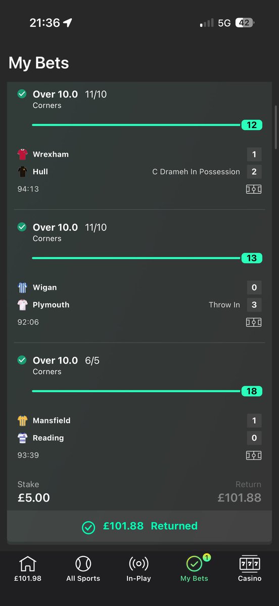 John14057231's tweet photo. @The_InplayGenie M8 u generally are the fucking 🐐🐐 I missed the Cheltenham bet early on because I was working but this will do nicely https://t.co/zirX6N1x9i