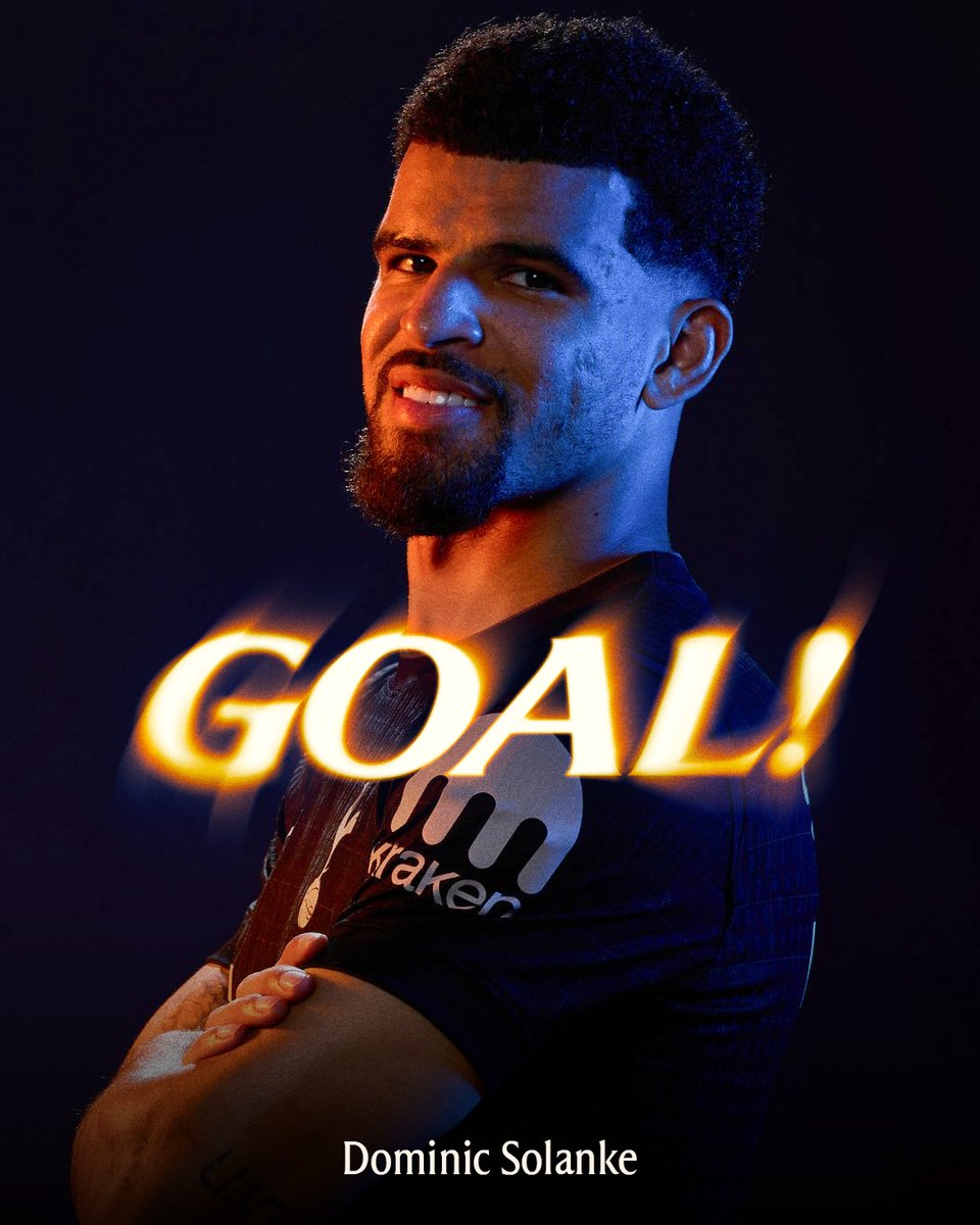 Solanke scores. 🔴 5-2 ⚫