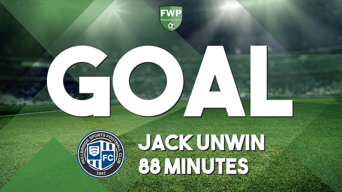 HullbridgeFC's tweet photo. GOAL: HULLBRIDGE SPORTS 3-2 Frenford - Jack Unwin (88') https://t.co/sC4QLvNLcK https://t.co/y0zRWvJzDb