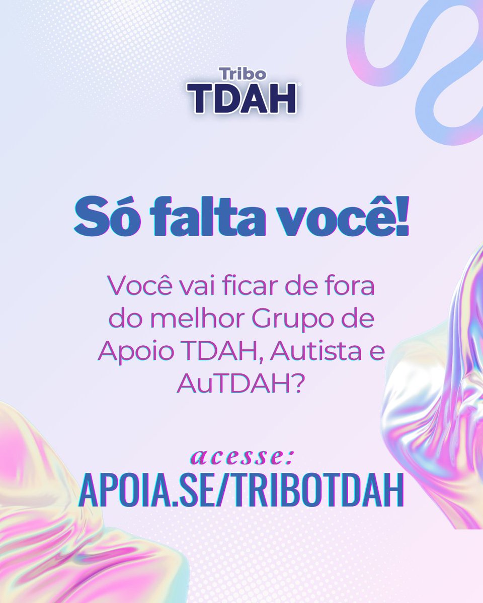 Tribo TDAH® - Apoia.se/TriboTDAH tweet media