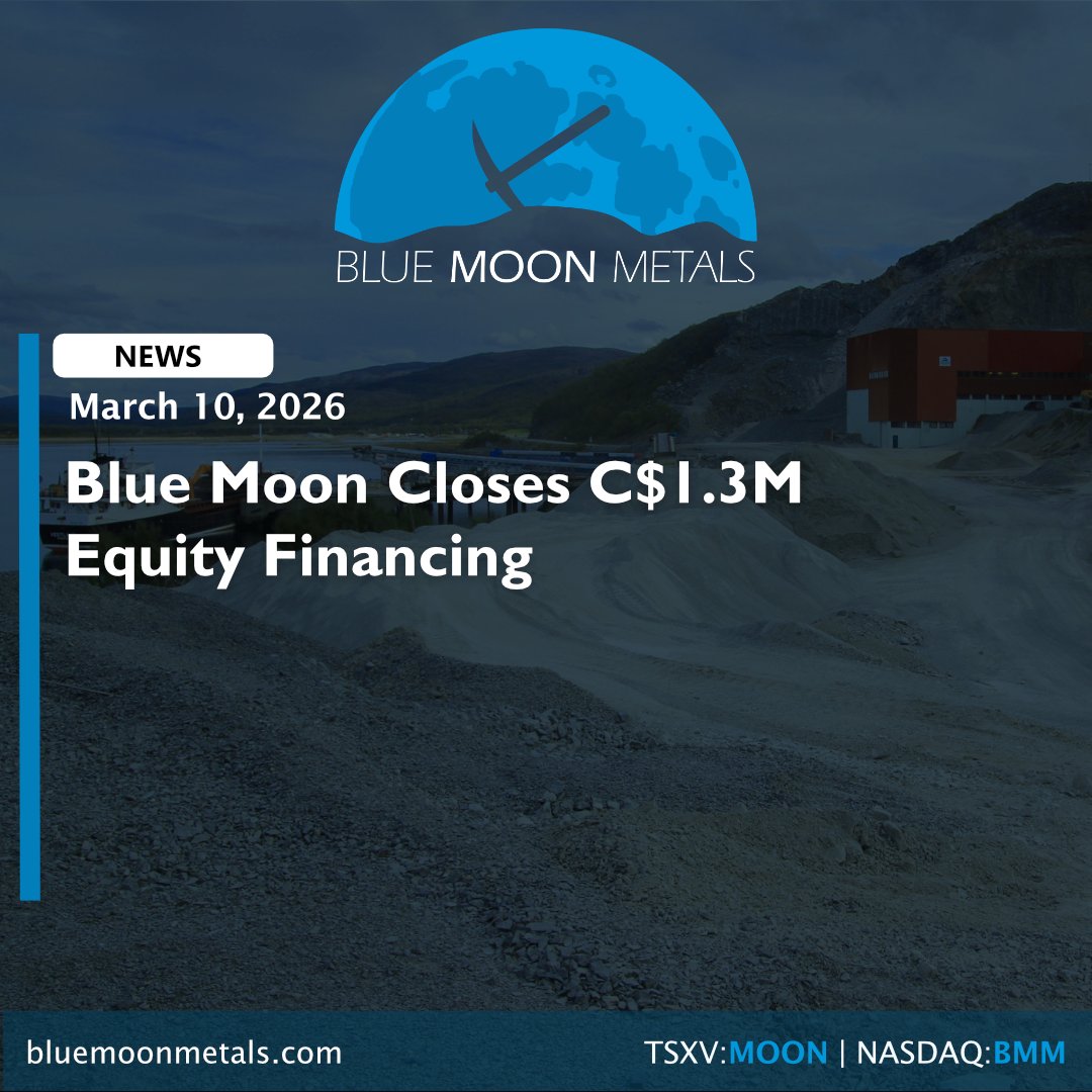 Blue Moon Metals Inc. MOON:TSX-V | BMM:NASDAQ tweet media