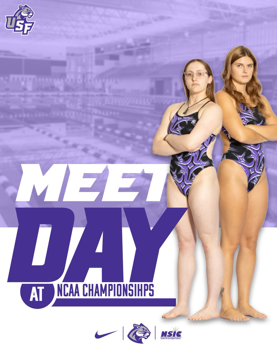 USFCougarsSWIM's tweet photo. 🚨NCAA Championships🚨

📍 Evansville, Ind.
⏰ Prelims: 10am - Finals: 5:30pm
🇳🇿 Charlotte: 200IM
🇮🇹 Alessia: 1000 Free
↪️ https://t.co/e4JvBa5uRu

#CooFalls | #YALLACOO https://t.co/ikNpbx10DO