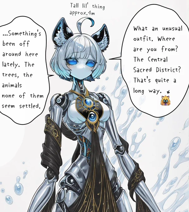 "Searching for Human-kun – Mecha Gal Chronicle 5"
An uneasy air
(Tapping won't do anything) 