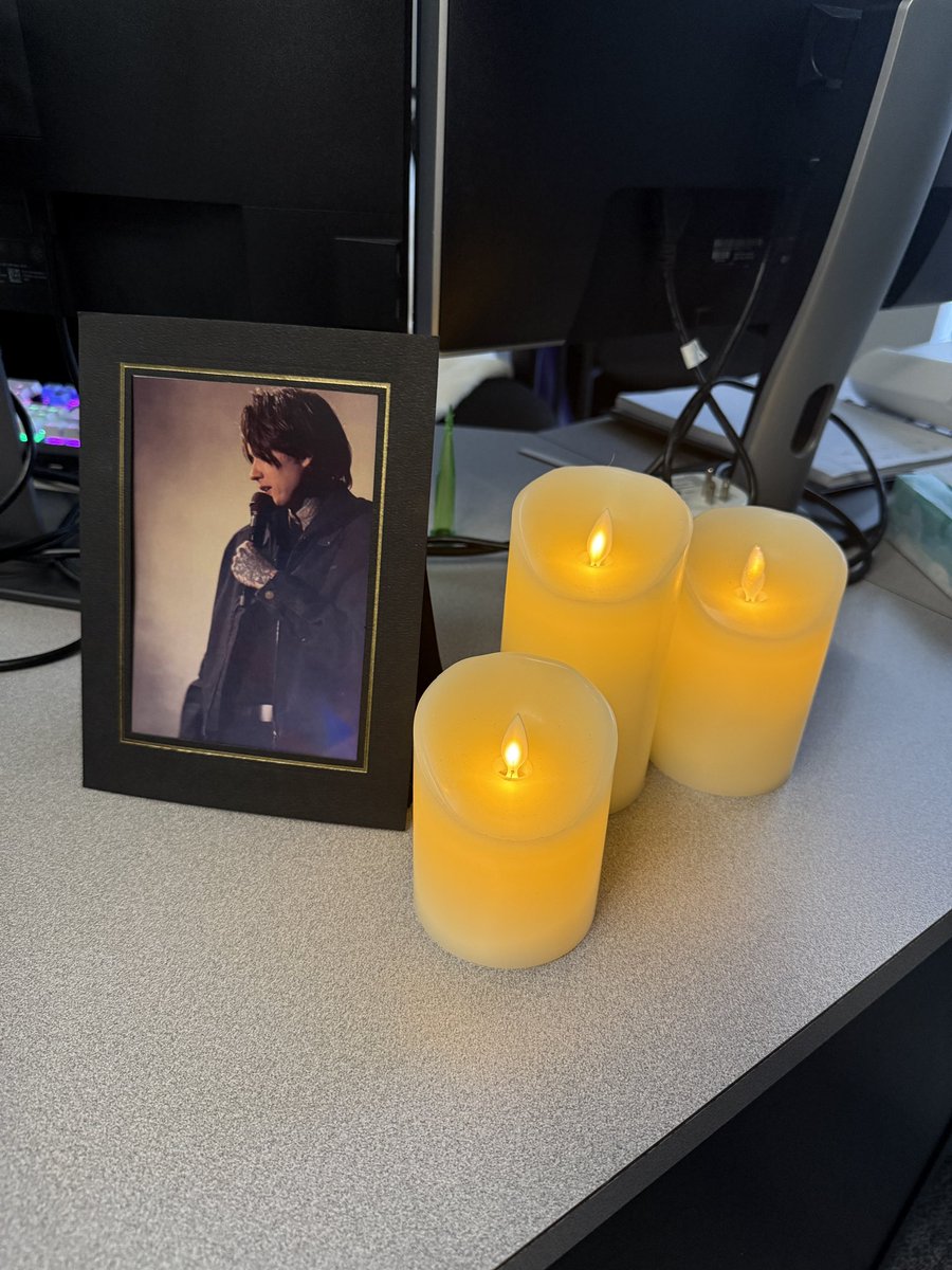 My office decor. Just printed some picture from the <a href="/badomenscult/">BAD OMENS</a> concert and put some candles.  Picture credits to <a href="/CamSakura21/">Brittany</a> and <a href="/MagaliHope/">Mag.Hope</a> that posted it. lol