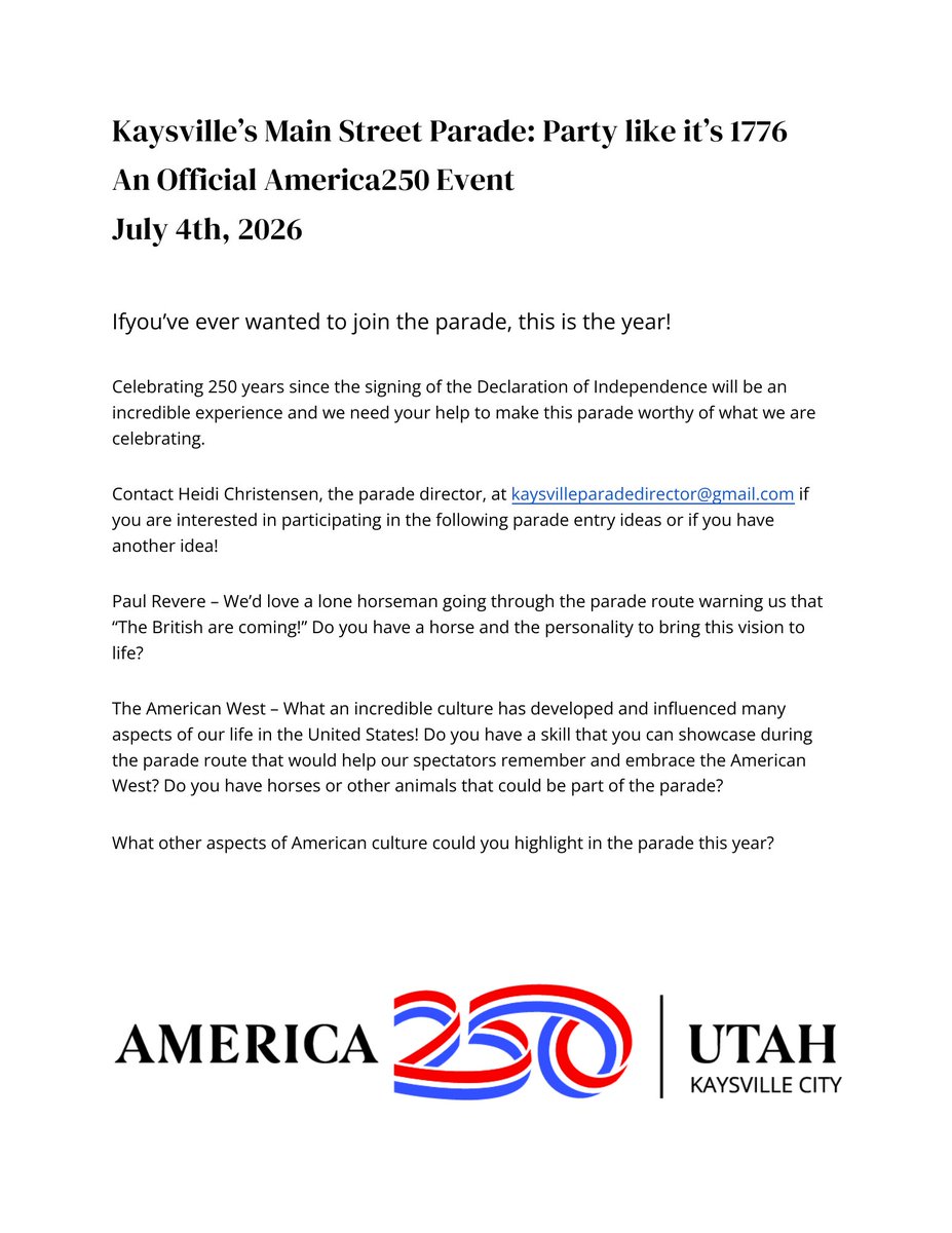 Kaysville City, Utah tweet media